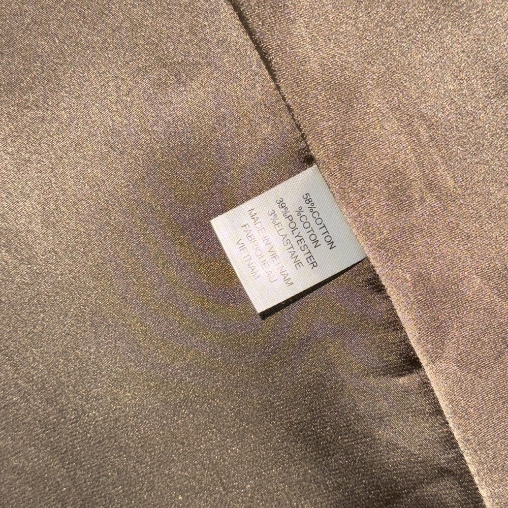 TAHARI TRENCH COAT TAN WITH TIE LARGE - Picture 6 of 6